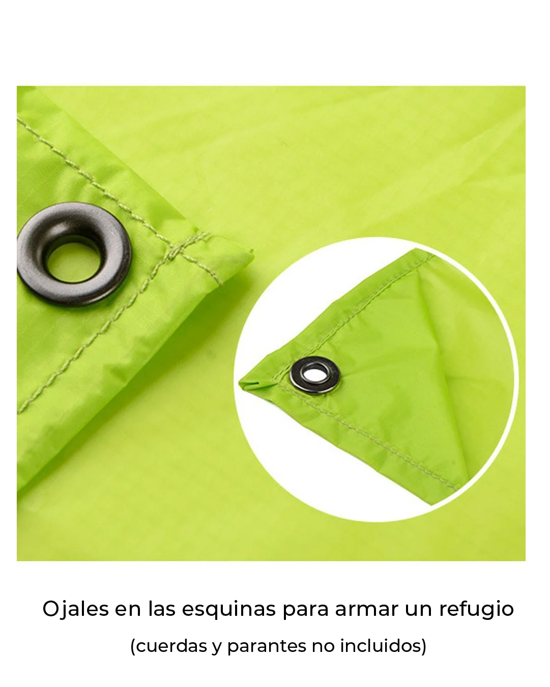 PONCHO IMPERMEABLE NATUREHIKE 3 EN 1 - Imagen 5
