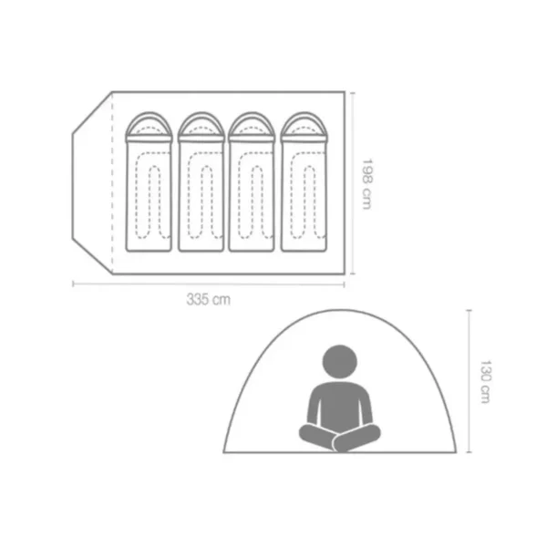 CARPA COLEMAN DARWIN PLUS 2P - Imagen 5