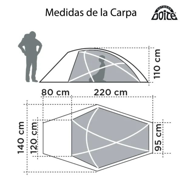 CARPA DOITE HIMALAYA 2P - Imagen 8