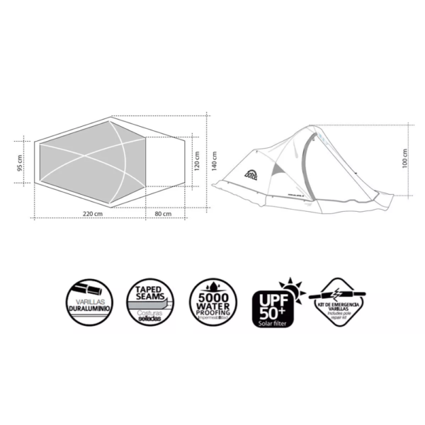 CARPA DOITE HIMALAYA 2P - Imagen 9