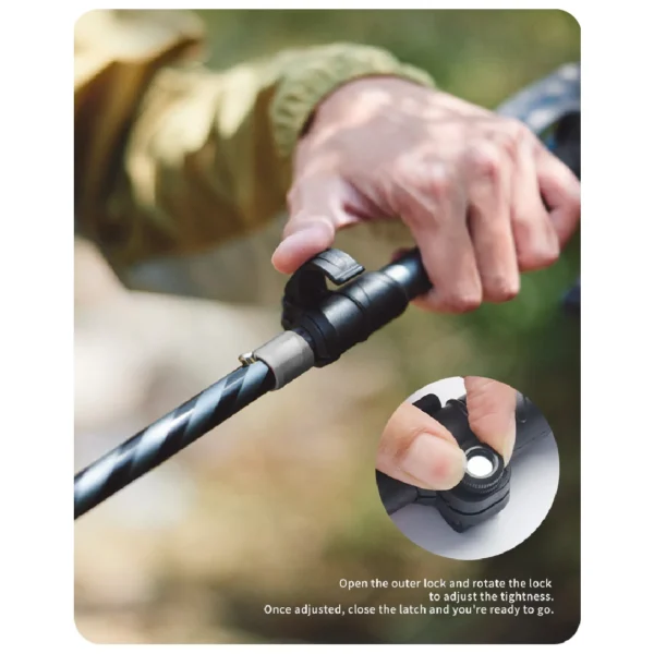 BASTONES PLEGABLES NATUREHIKE TRAIL PRO - Imagen 8