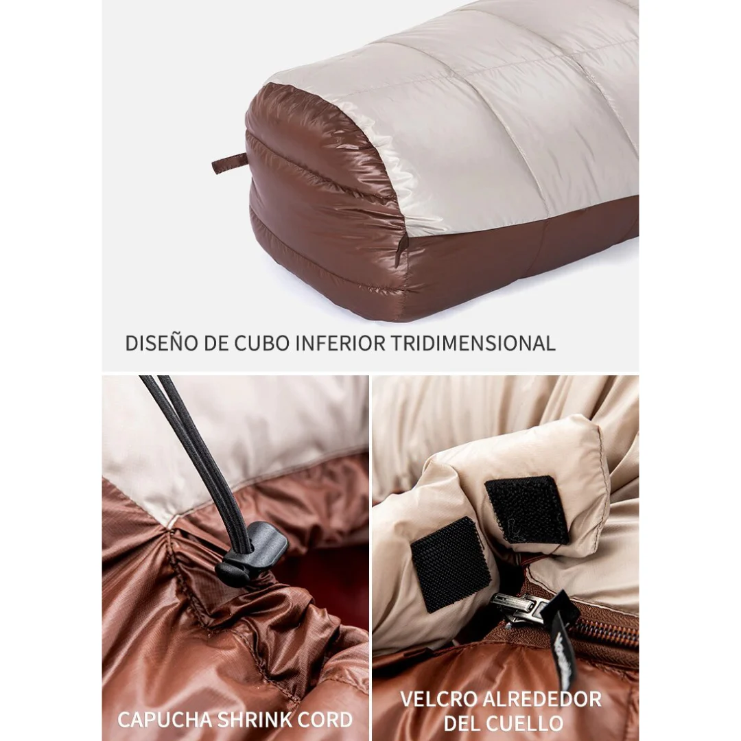 BOLSA DE DORMIR NATUREHIKE SNOWBIRD - Imagen 4
